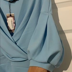 NWT Midi wrap maternity dress